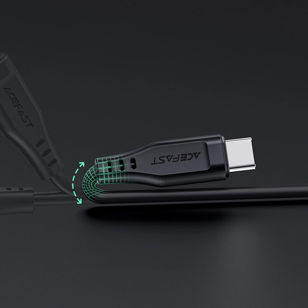 Acefast - Data Cable (C3-01) - Type-C to Lightning, 30W, 3A, Fast Charging, 1.2m - Black