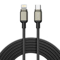 Lito - Data Cable (LD17) - Type-C to Lightning, Fast Charging, Braided Nylon - Black