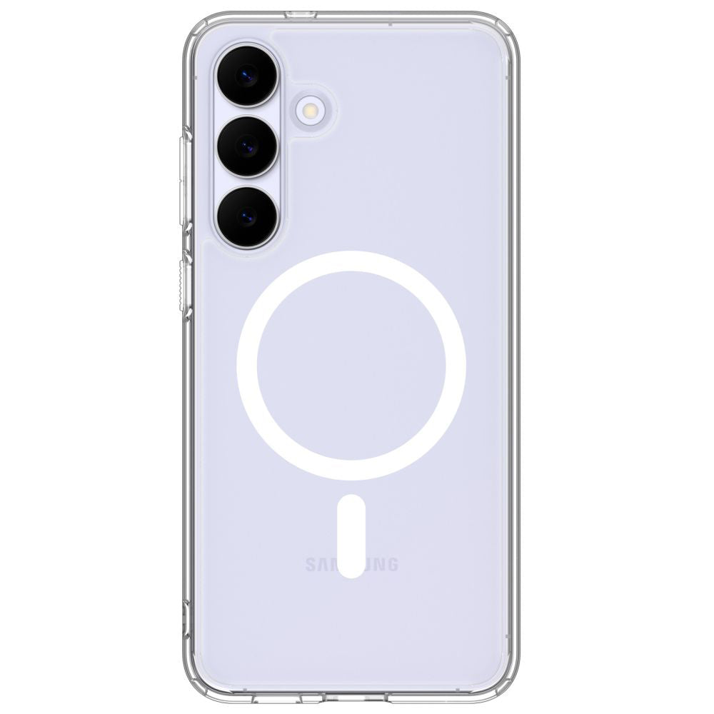 Spigen Husa de protectie Spigen Ultra Hybrid MagSafe (ACS10027) compatibil cu Samsung Galaxy S25 FE, Transparent / White
