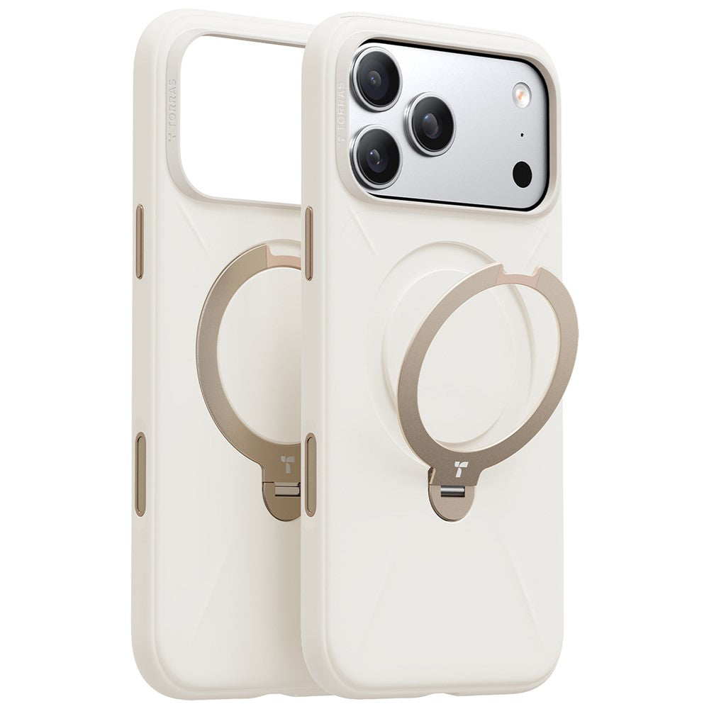 Torras Husa de protectie Torras QPRO Silicone Series compatibil cu iPhone 17 Pro Max, Alb