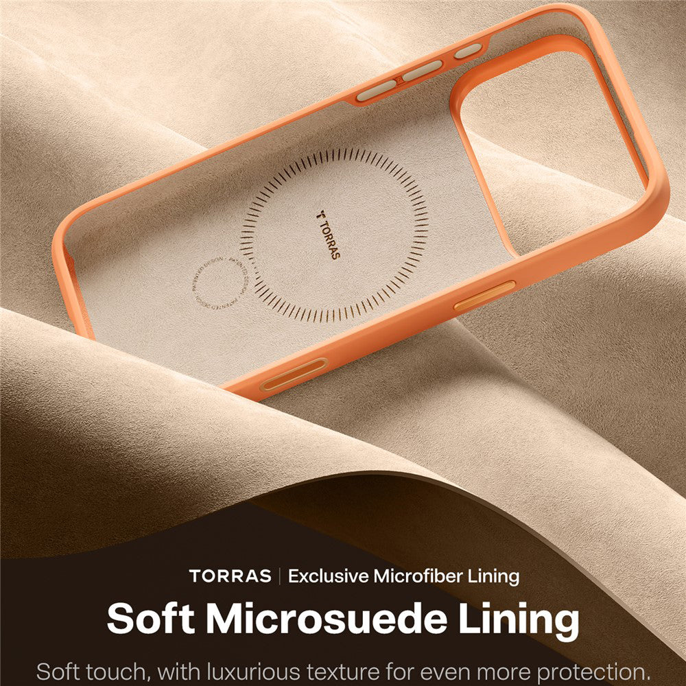Torras - QPRO Silicone Series - iPhone 17 Pro - Orange