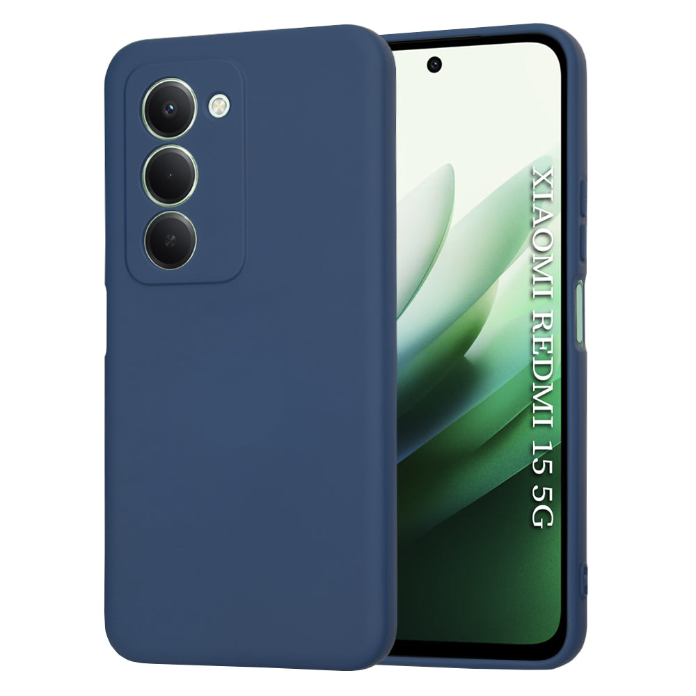 Techsuit - SoftFlex - Xiaomi Redmi 15 4G / Redmi 15 5G - Navy Blue