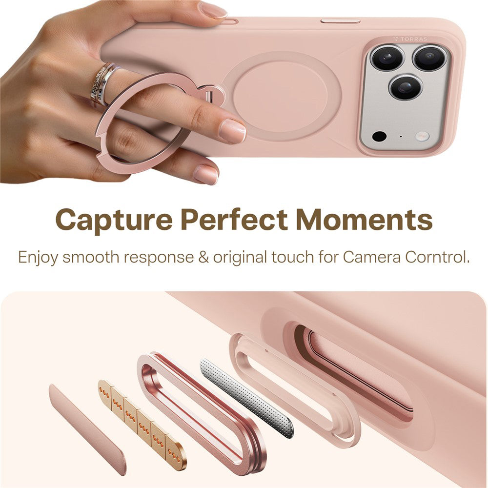 Torras - QPRO Silicone Series - iPhone 17 Pro Max - Pink
