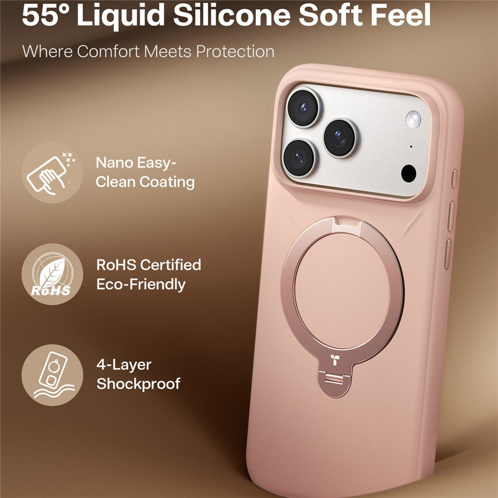 Torras - QPRO Silicone Series - iPhone 17 Pro Max - Pink