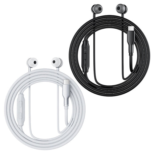 Casti Acefast L8, USB-C, In-ear, Gri