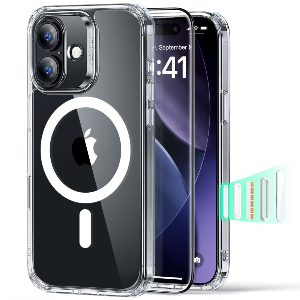 ESR - Classic Hybrid HaloLock [Included Screen Protector] - iPhone 17 - Clear