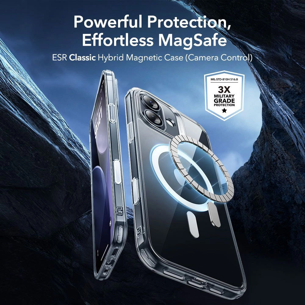 ESR - Classic Hybrid HaloLock [Included Screen Protector] - iPhone 17 - Clear
