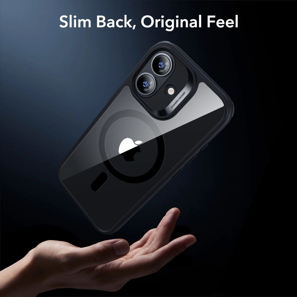 ESR - Classic Hybrid HaloLock [Included Screen Protector] - iPhone 17 - Clear Black