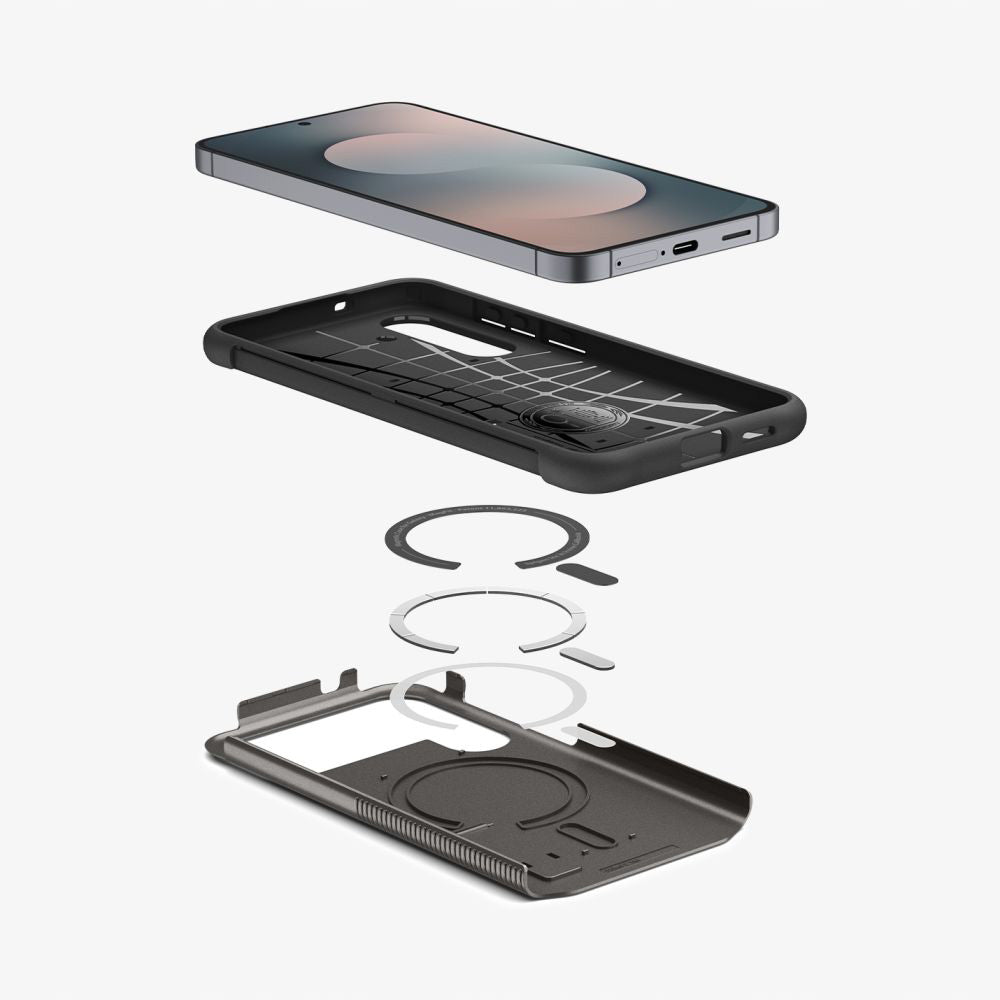 Spigen - Slim Armor MagSafe (ACS10230) - Samsung Galaxy S25 FE - Gunmetal