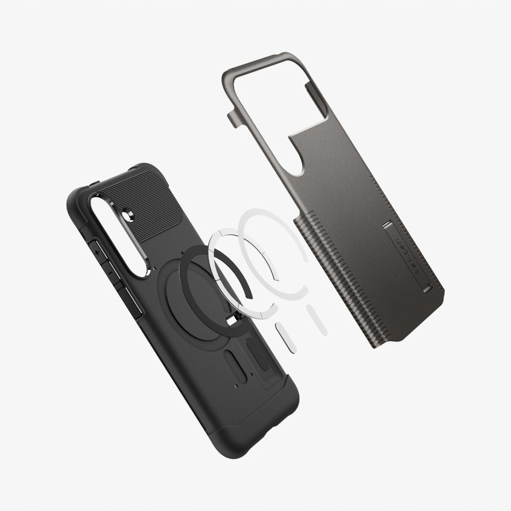 Spigen - Slim Armor MagSafe (ACS10230) - Samsung Galaxy S25 FE - Gunmetal