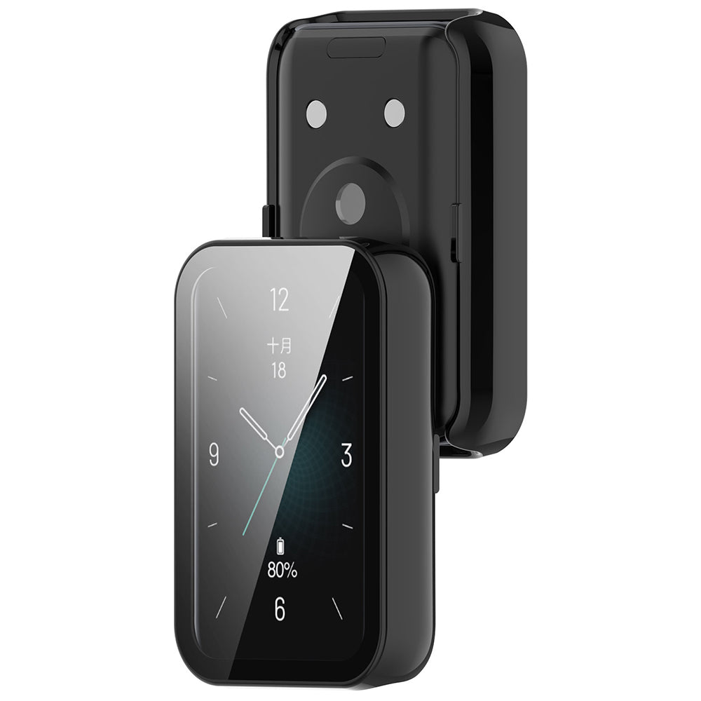 Techsuit - Defense360 Pro + Screen Protector - Honor Band 10 / Band 9 - Black