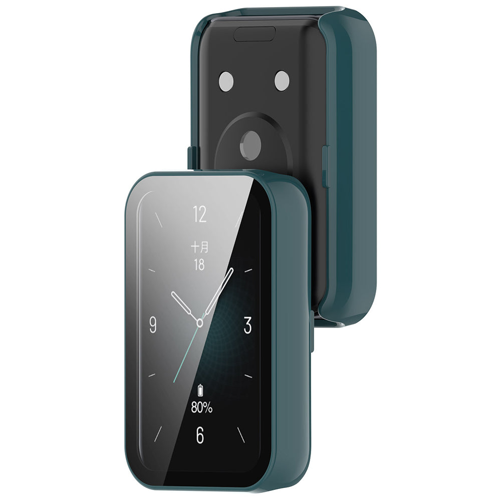 Techsuit - Defense360 Pro + Screen Protector - Honor Band 10 / Band 9 - Deep Teal