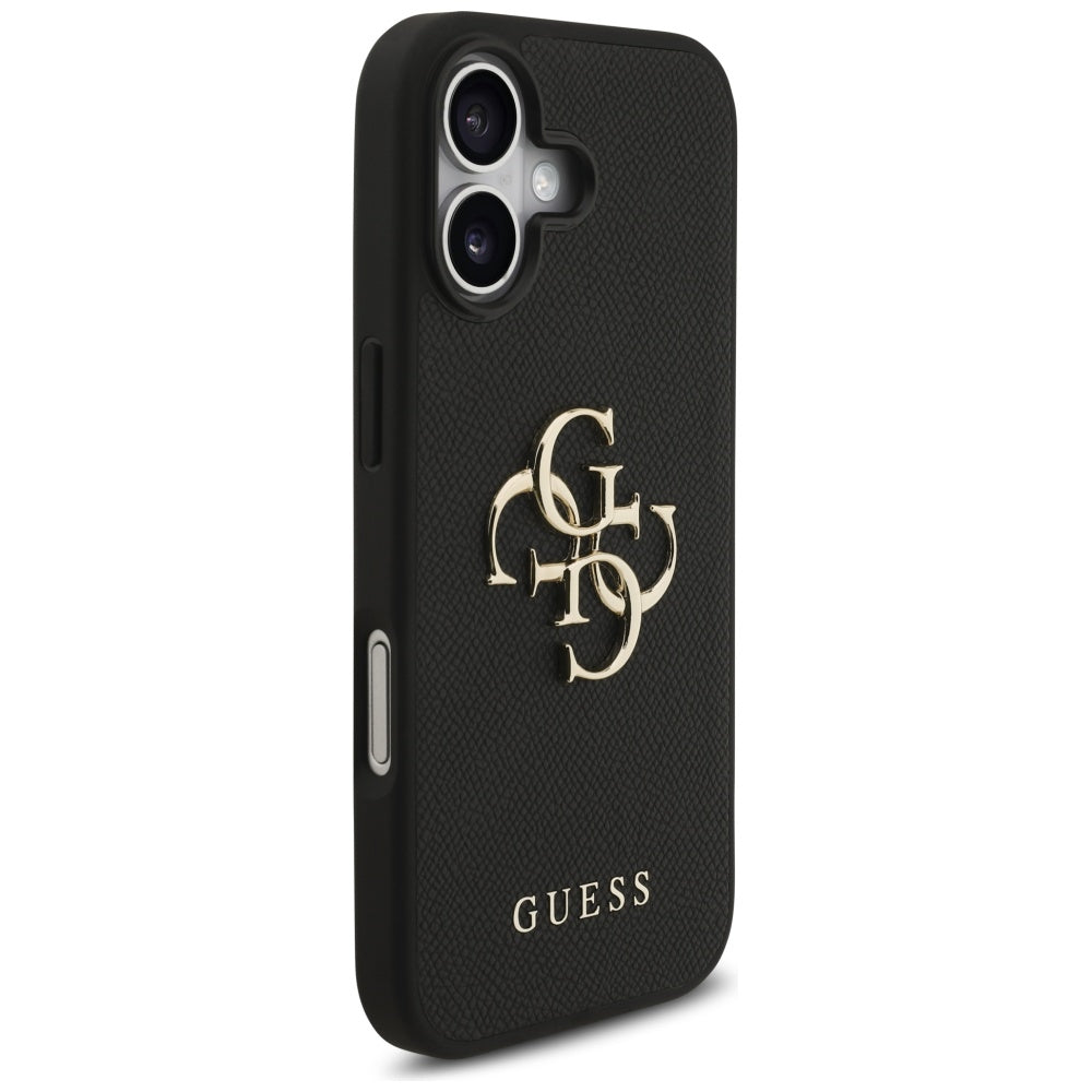 Husa pentru iPhone 17 - Guess Hardcase 4G Grained Big and Classic Logo (GUHCP17SPGT4MBK) - Black