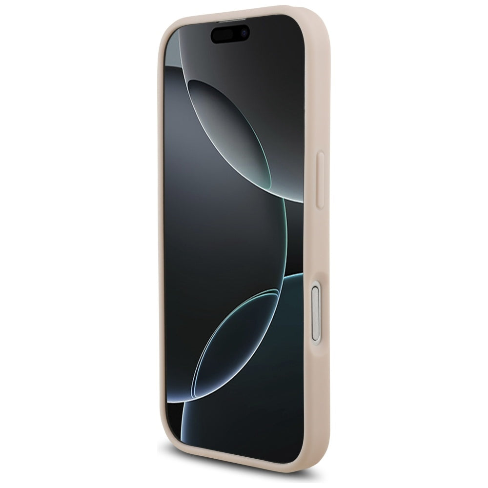 Husa pentru iPhone 17 - Guess Hardcase 4G Grained Big and Classic Logo (GUHCP17SPGT4MBP) - Pink