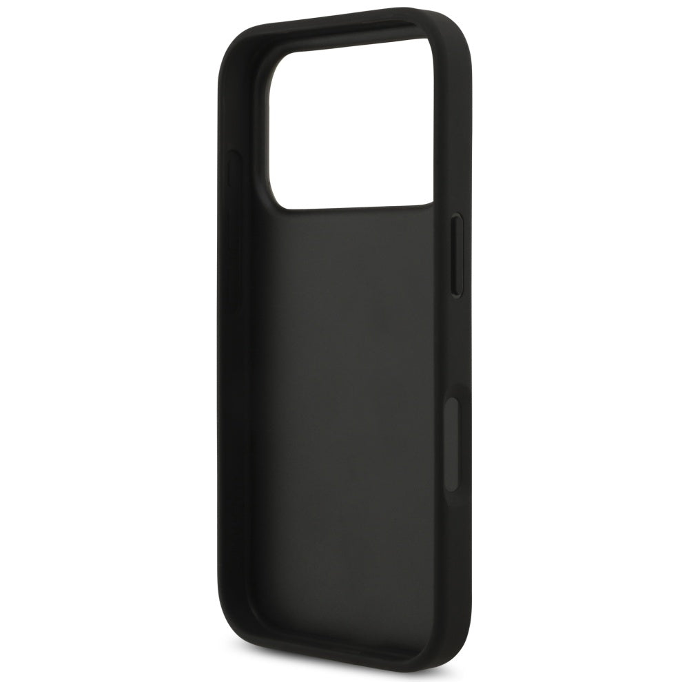 Husa pentru iPhone 17 Pro - Guess Hardcase 4G Grained Big and Classic Logo (GUHCP17LPGT4MBK) - Black