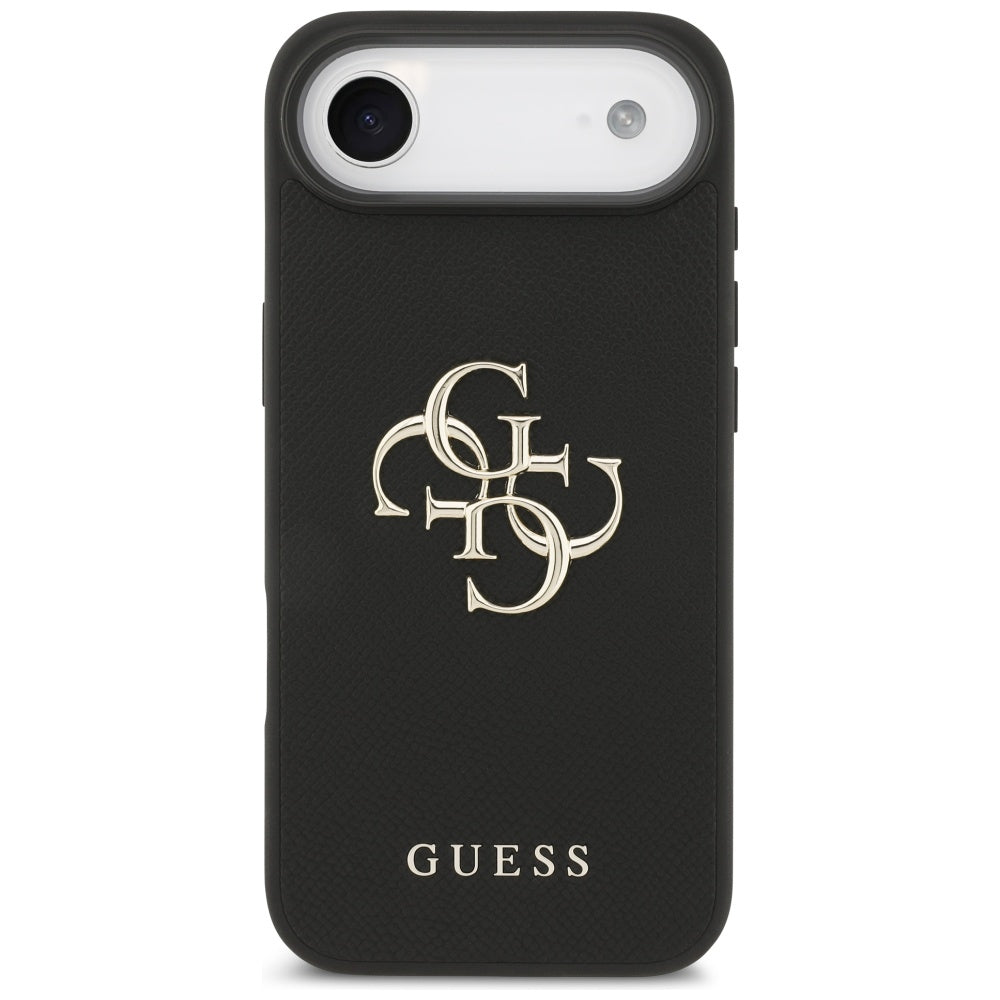 Husa pentru iPhone 17 Air - Guess Hardcase 4G Grained Big and Classic Logo (GUHCP17MPGT4MBK) - Black