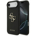 Husa pentru iPhone 17 Air - Guess Hardcase 4G Grained Big and Classic Logo (GUHCP17MPGT4MBK) - Black