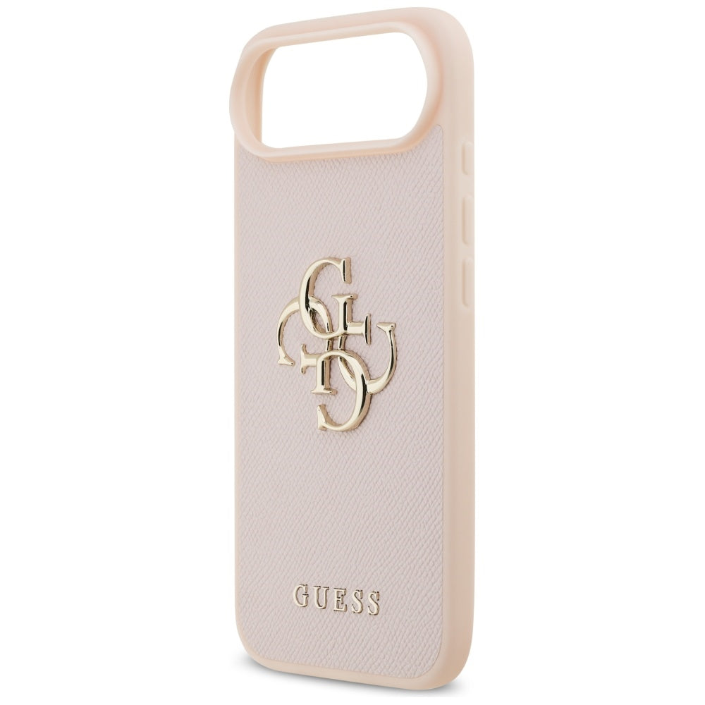 Husa pentru iPhone 17 Air - Guess Hardcase 4G Grained Big and Classic Logo (GUHCP17MPGT4MBP) - Pink