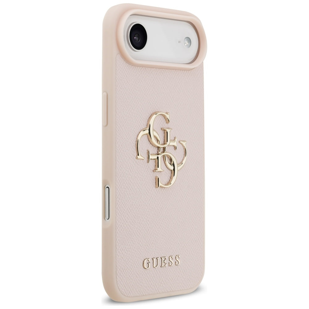 Husa pentru iPhone 17 Air - Guess Hardcase 4G Grained Big and Classic Logo (GUHCP17MPGT4MBP) - Pink