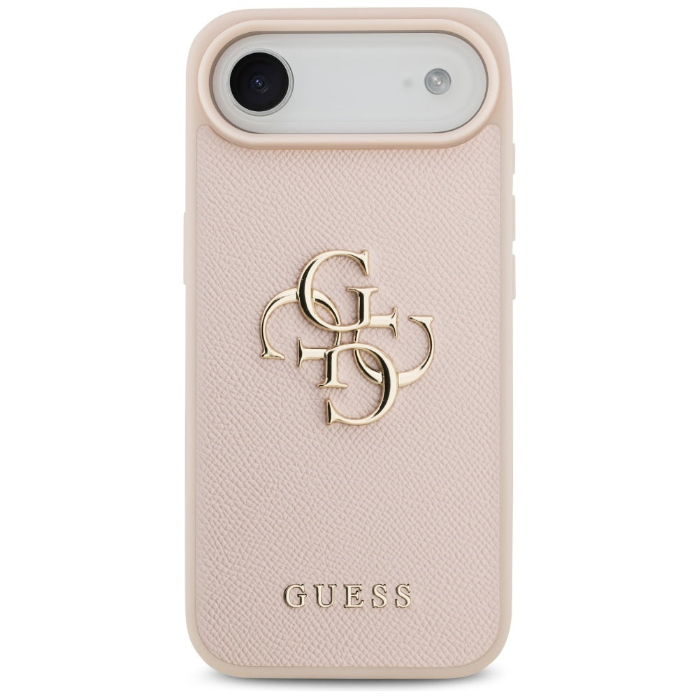 Husa pentru iPhone 17 Air - Guess Hardcase 4G Grained Big and Classic Logo (GUHCP17MPGT4MBP) - Pink
