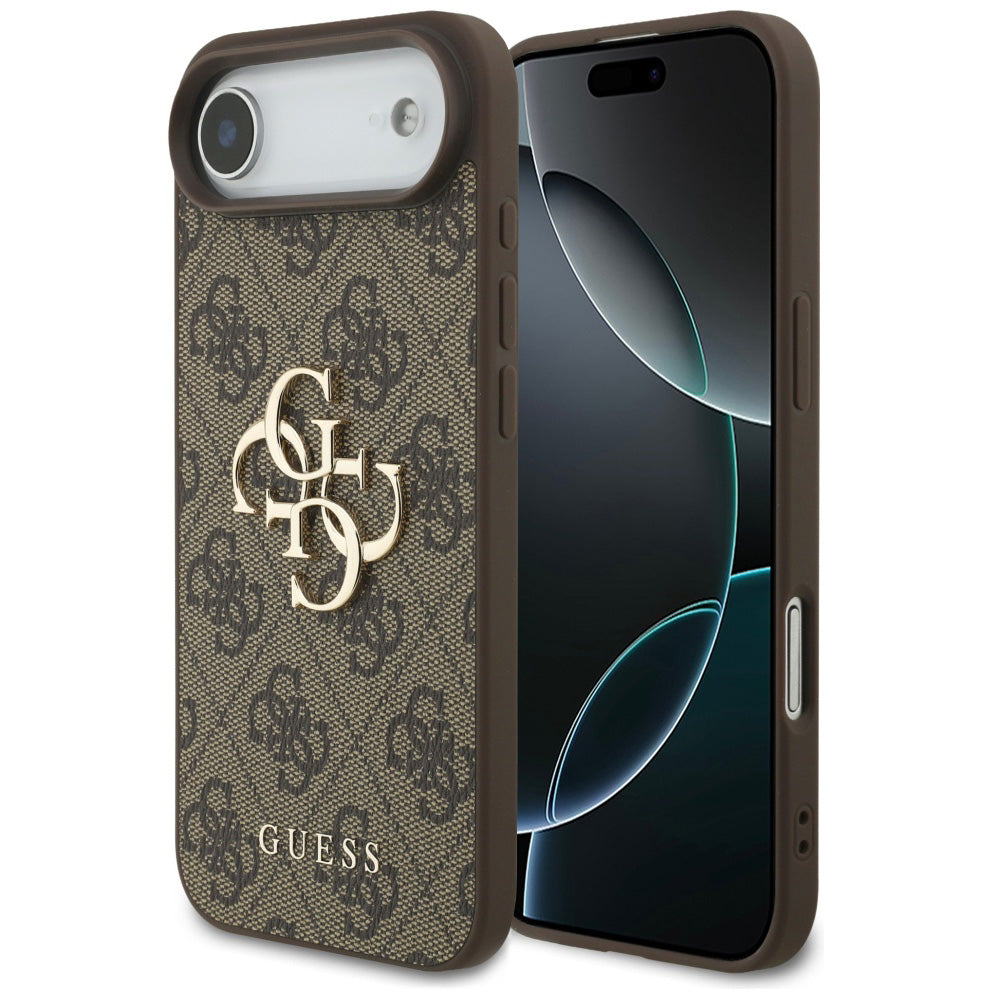 Husa pentru iPhone 17 Air - Guess Hardcase 4G Big Logo (GUHCP17M4GMGBR) - Brown