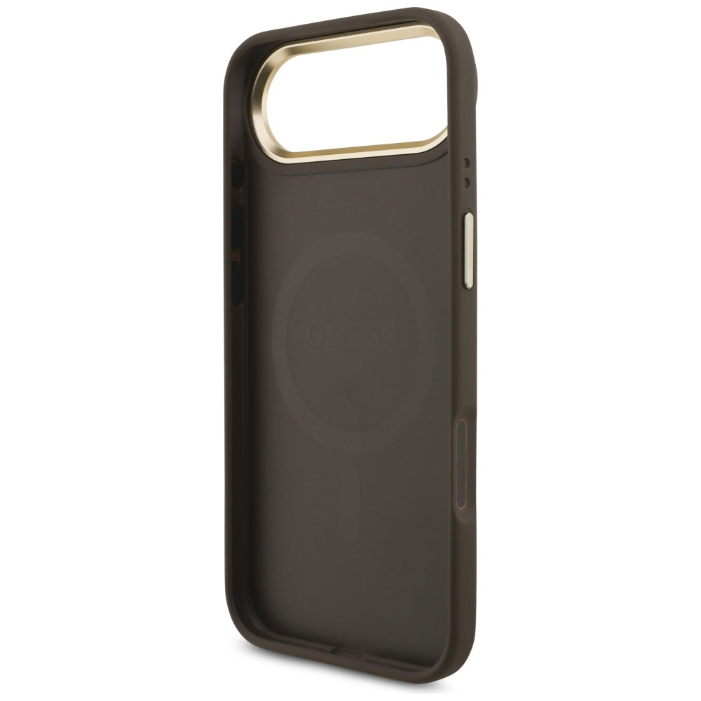 Guess - 4G Strass Logo MagSafe (GUHMP17MP4GRMDEW) - iPhone 17 Air - Brown