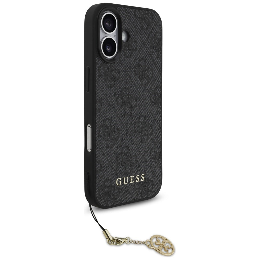 Husa pentru iPhone 17 - Guess Hardcase 4G Charm Cradle MagSafe (GUHMP17SGF4GCK) - Black