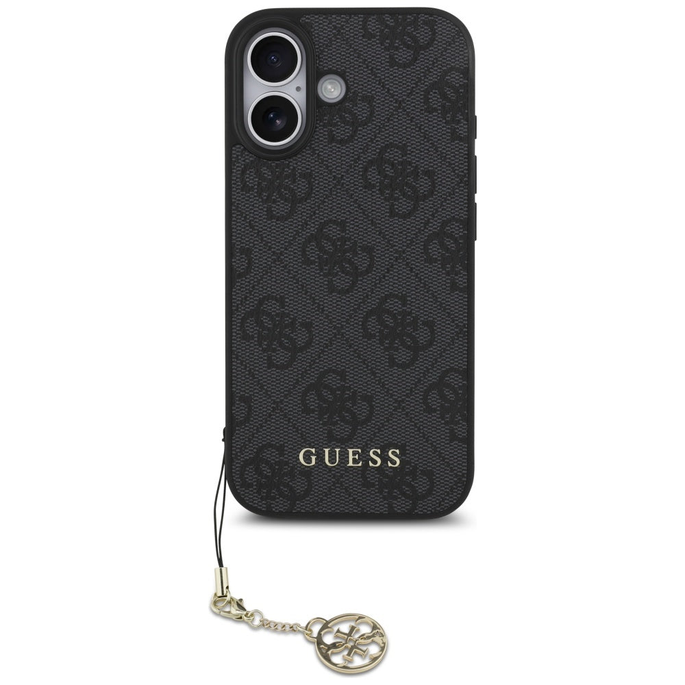 Husa pentru iPhone 17 - Guess Hardcase 4G Charm Cradle MagSafe (GUHMP17SGF4GCK) - Black