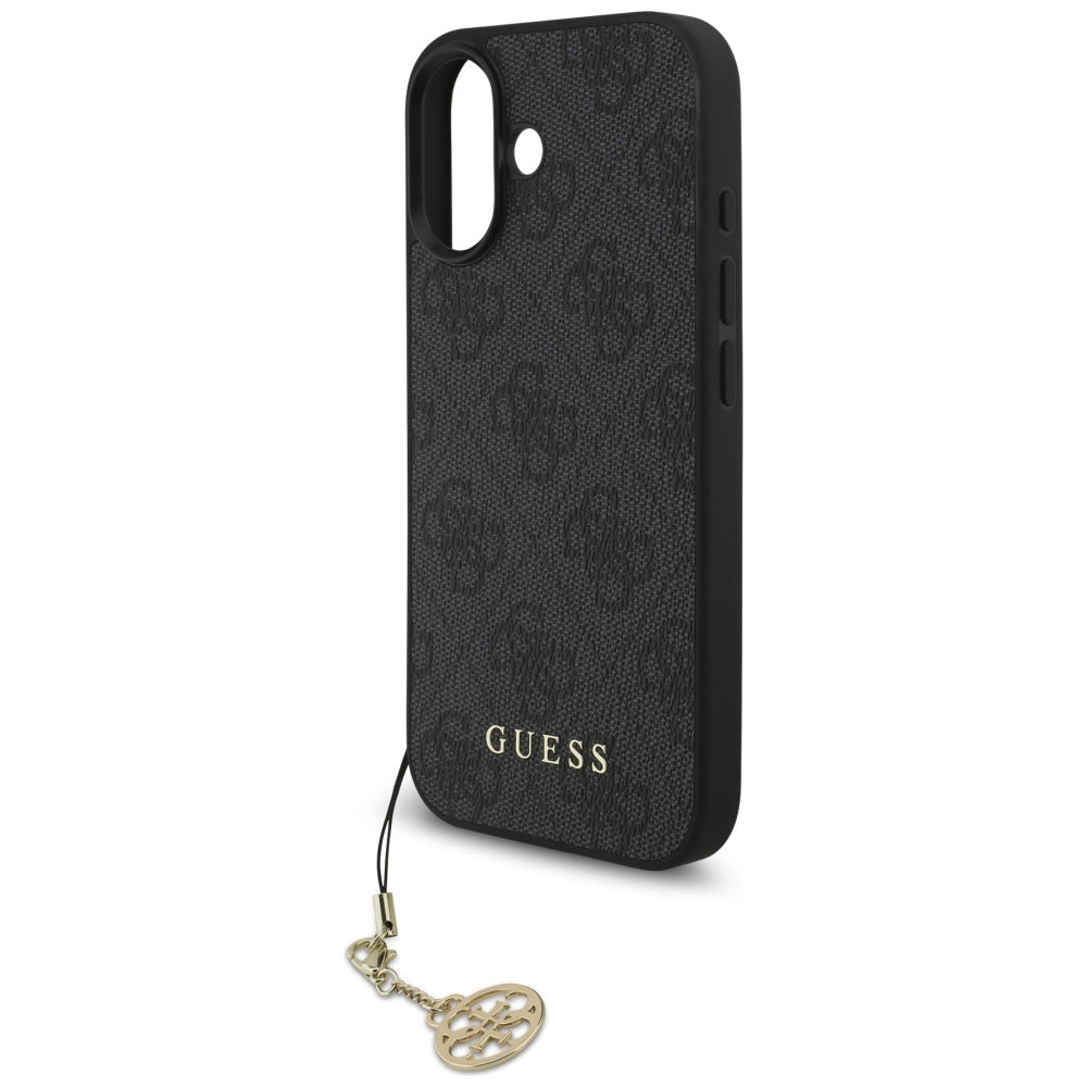 Husa pentru iPhone 17 - Guess Hardcase 4G Charm Cradle MagSafe (GUHMP17SGF4GCK) - Black