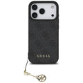 Husa pentru iPhone 17 Pro - Guess Hardcase 4G Charm Cradle MagSafe (GUHMP17LGF4GCK) - Black