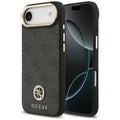 Husa pentru iPhone 17 Air - Guess Hardcase 4G Strass Logo MagSafe (GUHMP17MP4GRMDEK) - Black
