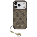 Husa pentru iPhone 17 Pro - Guess Hardcase 4G Charm Cradle MagSafe (GUHMP17LGF4GCW) - Brown