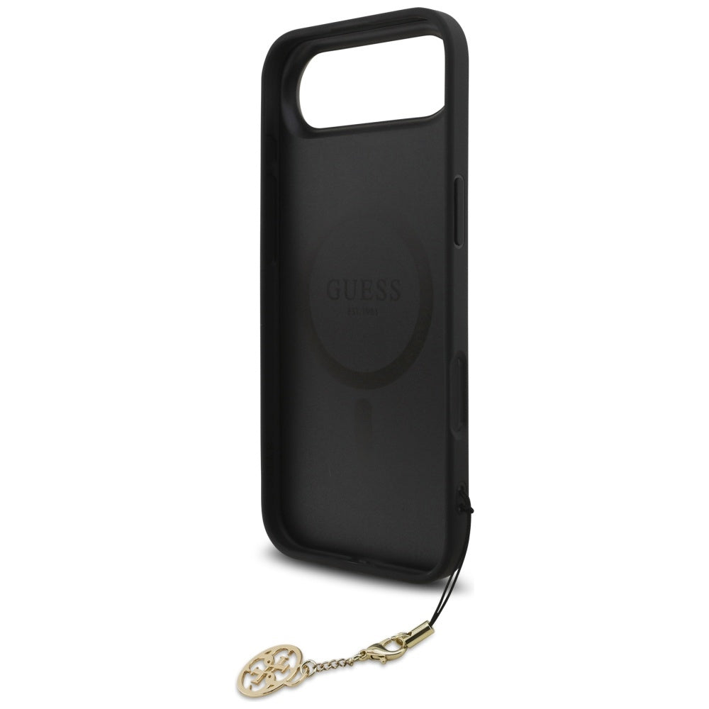Husa pentru iPhone 17 Air - Guess Hardcase 4G Charm Cradle MagSafe (GUHMP17MGF4GCK) - Black