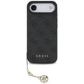 Husa pentru iPhone 17 Air - Guess Hardcase 4G Charm Cradle MagSafe (GUHMP17MGF4GCK) - Black