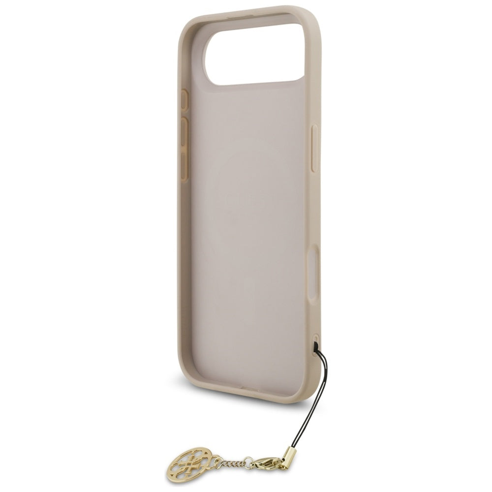Husa pentru iPhone 17 Air - Guess Hardcase 4G Charm Cradle MagSafe (GUHMP17MGF4GCP) - Pink