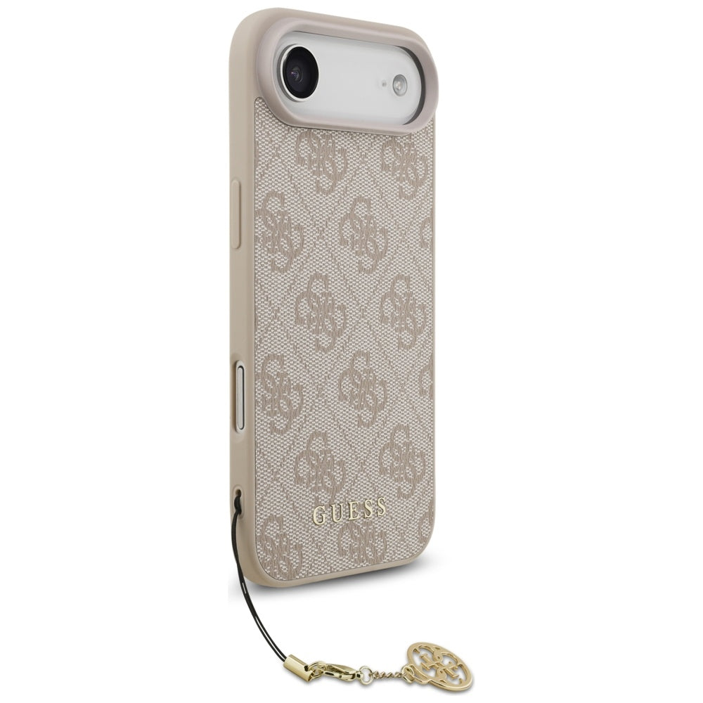 Husa pentru iPhone 17 Air - Guess Hardcase 4G Charm Cradle MagSafe (GUHMP17MGF4GCP) - Pink