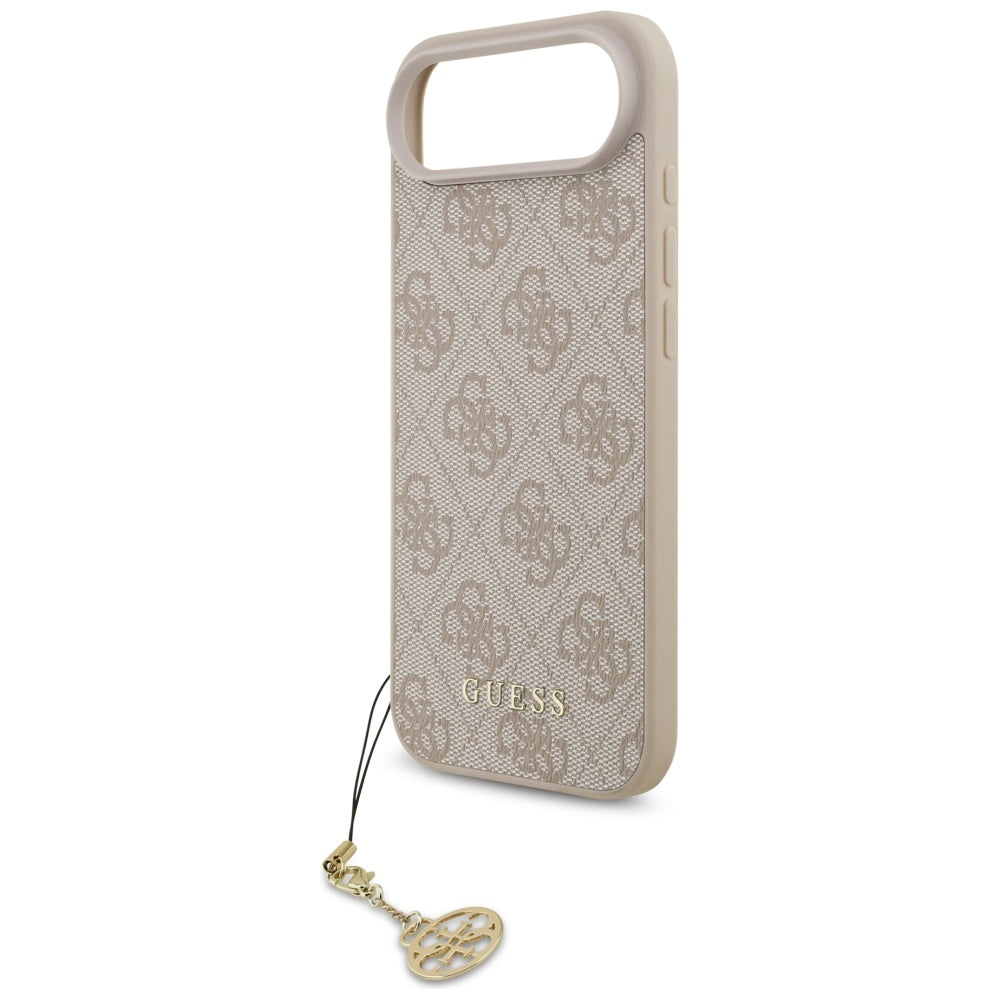 Husa pentru iPhone 17 Air - Guess Hardcase 4G Charm Cradle MagSafe (GUHMP17MGF4GCP) - Pink