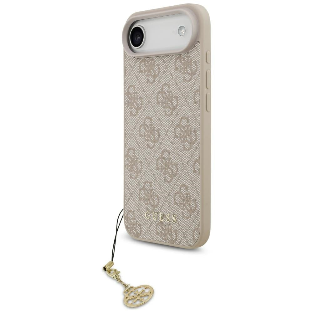 Husa pentru iPhone 17 Air - Guess Hardcase 4G Charm Cradle MagSafe (GUHMP17MGF4GCP) - Pink