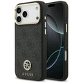 Husa pentru iPhone 17 Pro Max - Guess Hardcase 4G Strass Logo MagSafe (GUHMP17XP4GRMDEK) - Black