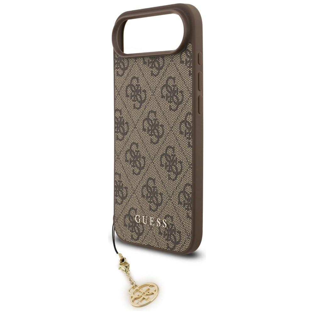 Husa pentru iPhone 17 Air - Guess Hardcase 4G Charm Cradle MagSafe (GUHMP17MGF4GCW) - Brown