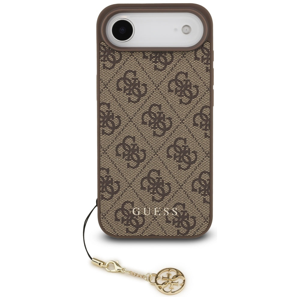 Husa pentru iPhone 17 Air - Guess Hardcase 4G Charm Cradle MagSafe (GUHMP17MGF4GCW) - Brown