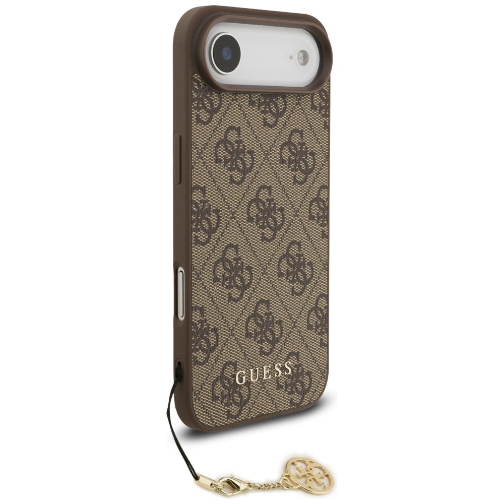 Husa pentru iPhone 17 Air - Guess Hardcase 4G Charm Cradle MagSafe (GUHMP17MGF4GCW) - Brown