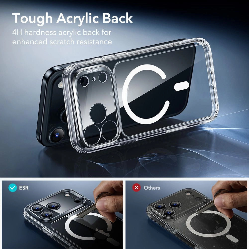ESR - Classic Hybrid HaloLock [Included Screen Protector] - iPhone 17 Pro - Clear
