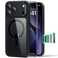 ESR - Classic Hybrid HaloLock [Included Screen Protector] - iPhone 17 Pro Max - Clear Black