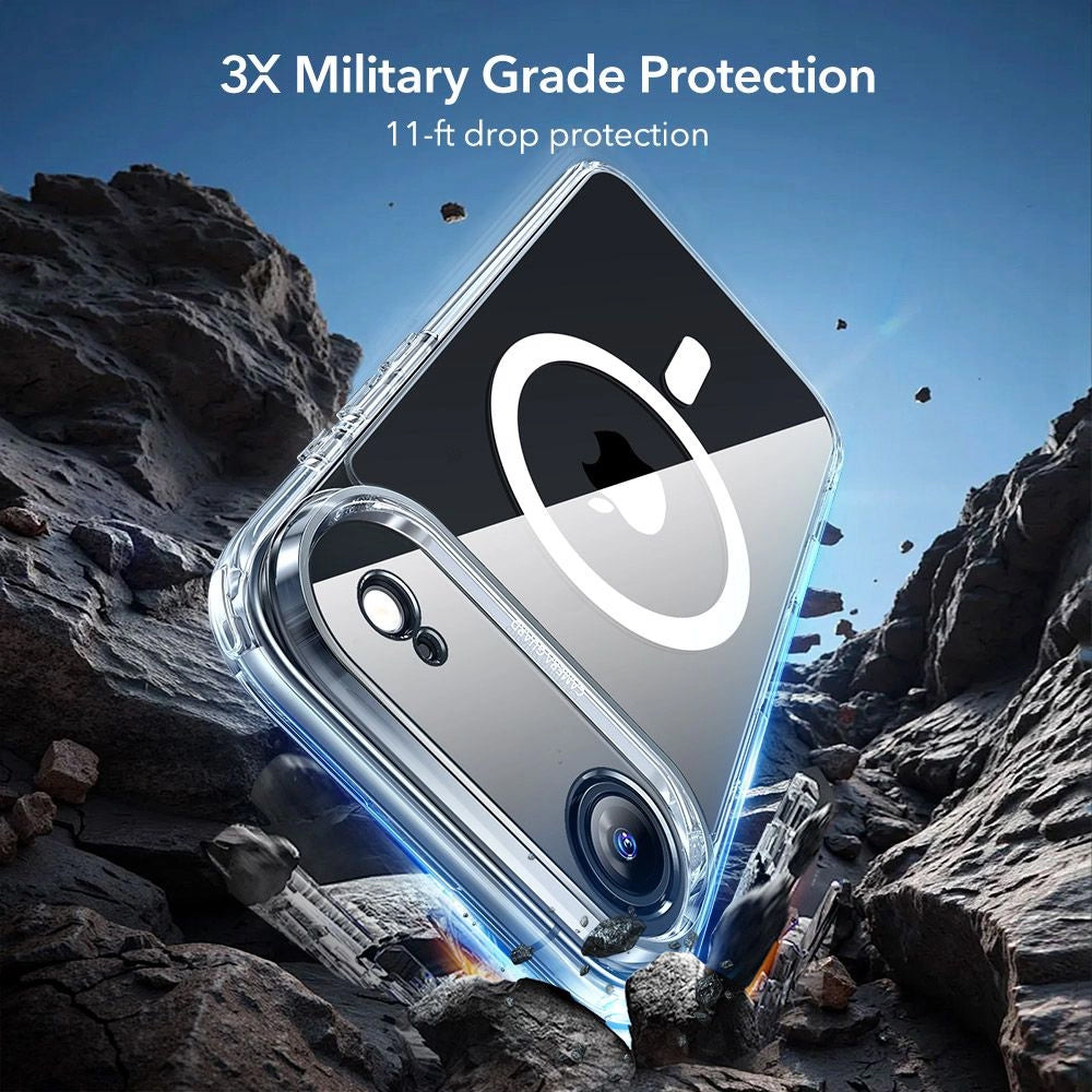ESR - Classic Hybrid HaloLock [Included Screen Protector] - iPhone 17 Air - Clear