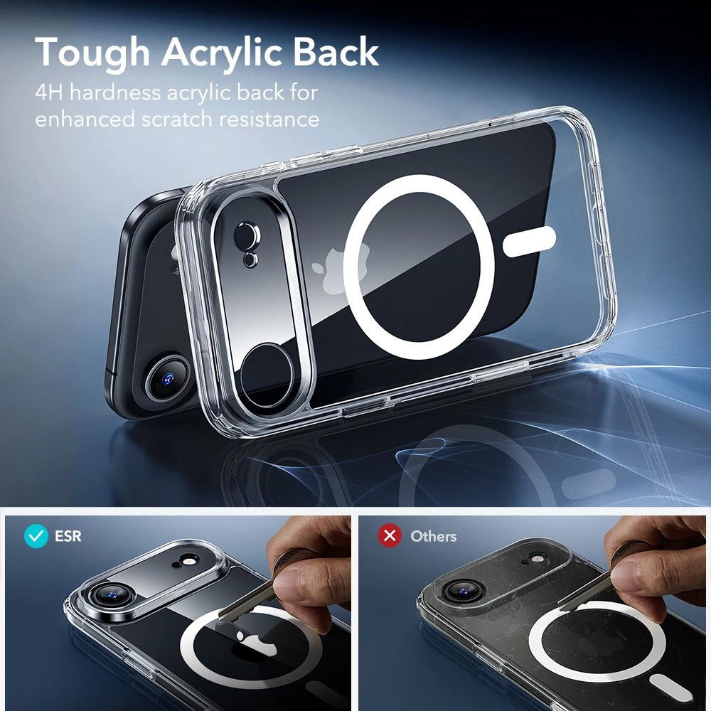 ESR - Classic Hybrid HaloLock [Included Screen Protector] - iPhone 17 Air - Clear