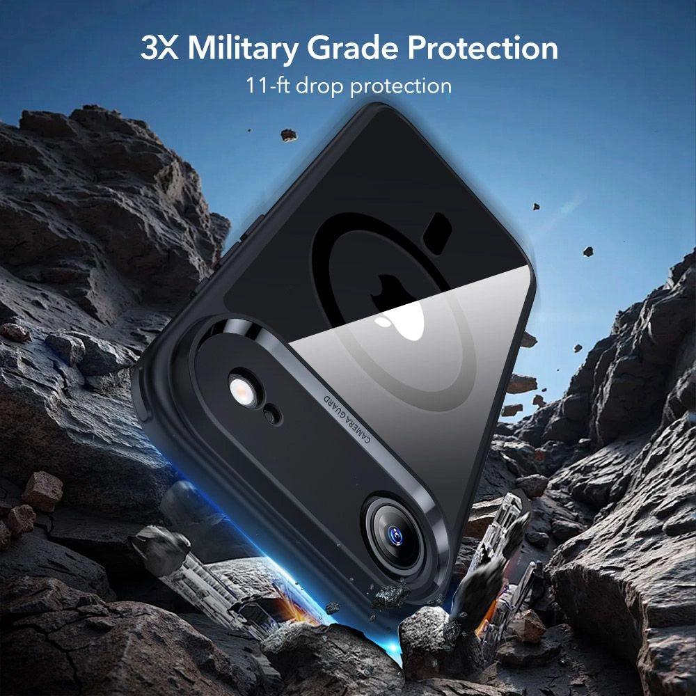 ESR - Classic Hybrid HaloLock [Included Screen Protector] - iPhone 17 Air - Clear Black