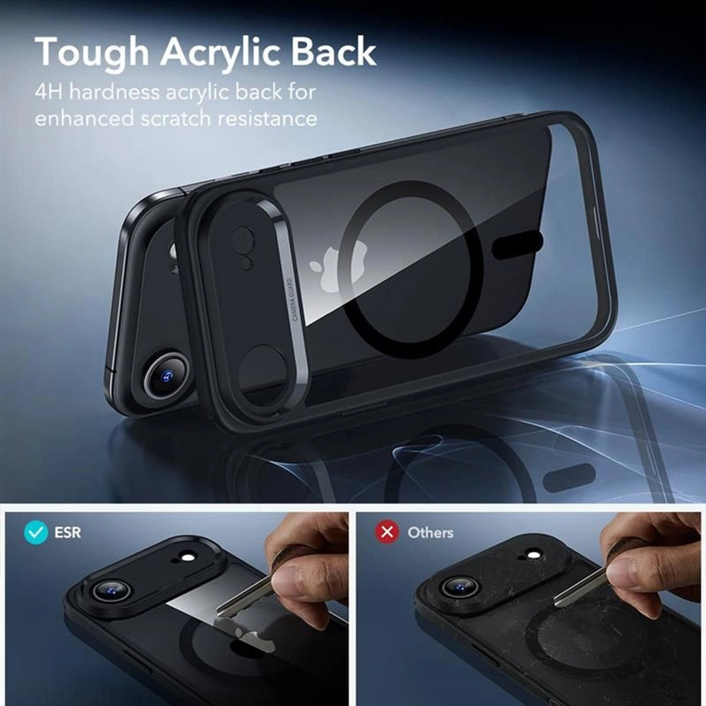 ESR - Classic Hybrid HaloLock [Included Screen Protector] - iPhone 17 Air - Clear Black