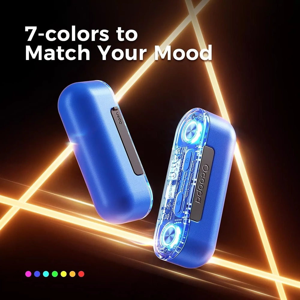 Ocoopa - Hand Warmer UT2s GamerPro (UT4103-RD) - with Power Bank, Magnetic Design, 7 LED Lights, Type-C, 18W, 2x5000mAh 