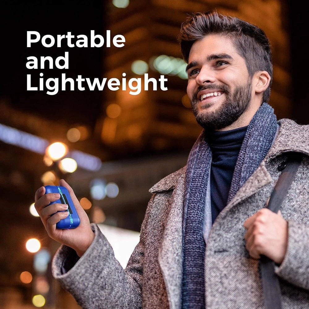 Ocoopa - Hand Warmer UT2s GamerPro (UT4103-RD) - with Power Bank, Magnetic Design, 7 LED Lights, Type-C, 18W, 2x5000mAh 